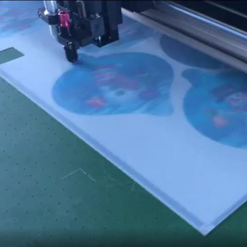 3D图案PVC片切割视频